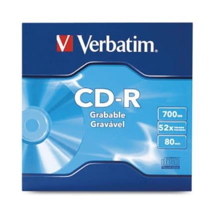 VERBATIM CD-R 80min 700MB 52X 50-Pack
