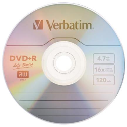Verbatim DVD-R 4.7GB 16X 10-pack