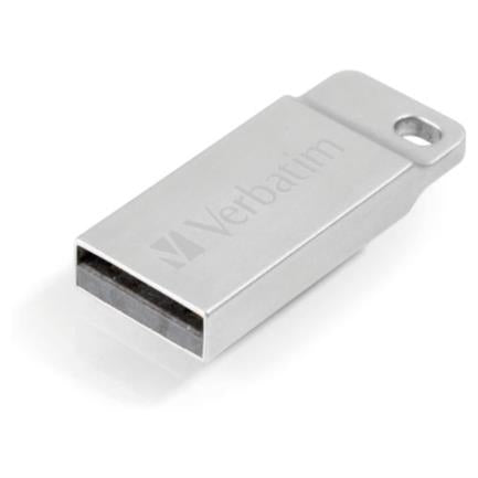 VERBATIM Metal Flash USB Drive 32 GB - Silver