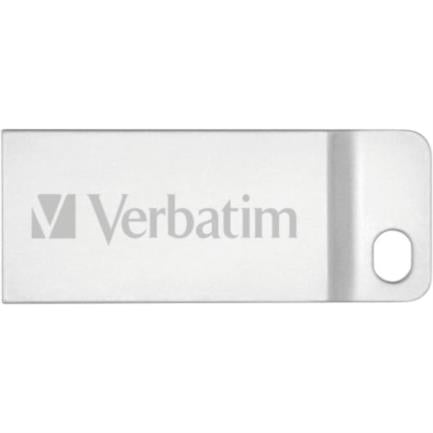 VERBATIM Metal Flash USB Drive 32 GB - Silver