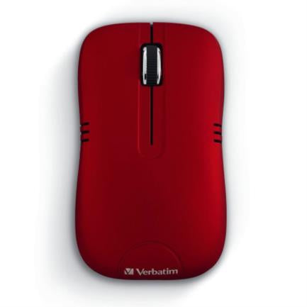 VERBATIM Wireless Mouse 1200 DPI - Matte Red