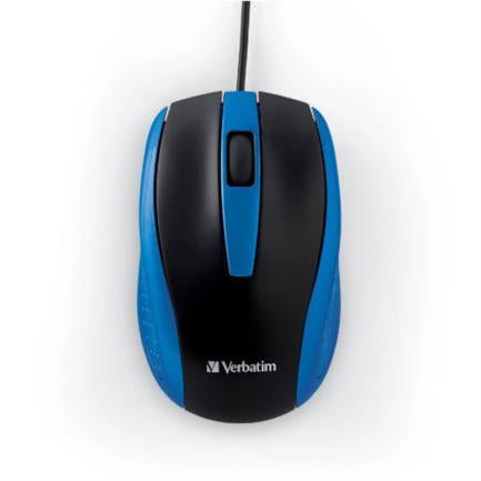 Verbatim Wired Optical Mouse Blue