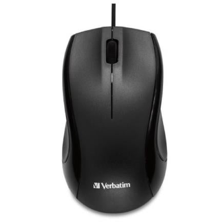 VERBATIM Wired USB Mouse 1000 DPI - Black