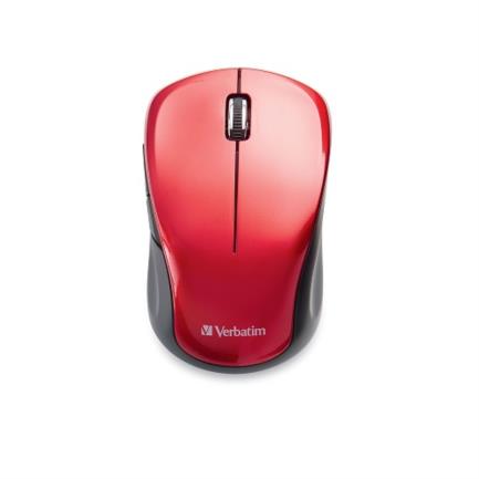 VERBATIM Wireless Silent USB-C Mouse 1600 DPI - Red