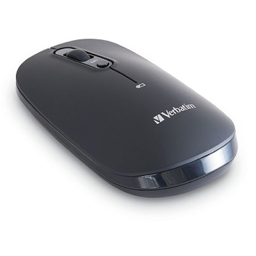 VERBATIM Wireless Rechargeable Multi-Device Mouse USB-C to USB-A - Black