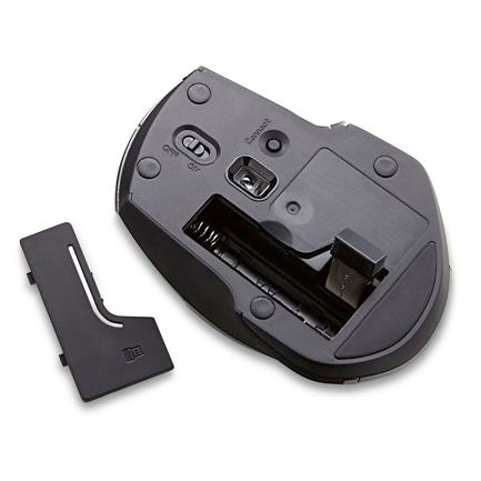Verbatim Deluxe 6-Button Wireless Mouse with LED Lighting, Graphite Color, Ideal for Notebooks