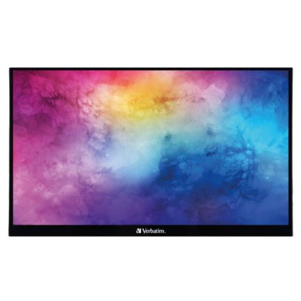 Verbatim 14" Portable Full HD Monitor 1920x1080 Resolution Black