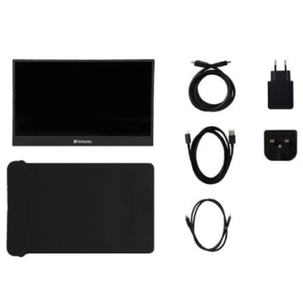 Verbatim 17.3" Touch Portable Monitor Full HD 1080p Resolution 1920x1080