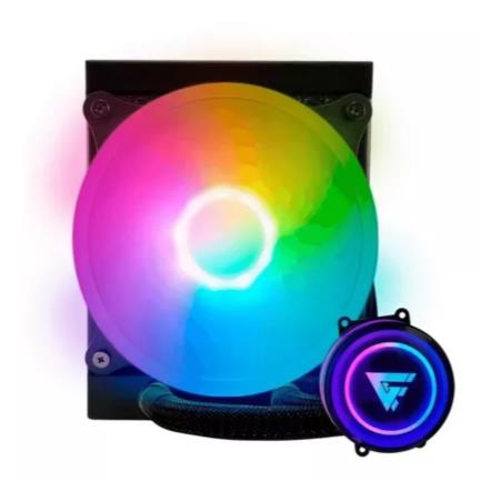 Game Factor LQG501 120mm RGB Liquid Cooling TDP 150W 1 Fan 70 CFM Black