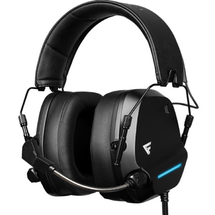 GAME FACTOR HSG550 HEADSET USB CONNECTION / ADJUSTABLE MICROPHONE / 7.1 SURROUND / BLACK