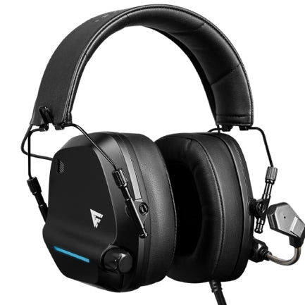 GAME FACTOR HSG550 HEADSET USB CONNECTION / ADJUSTABLE MICROPHONE / 7.1 SURROUND / BLACK