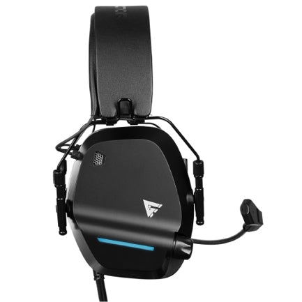 GAME FACTOR HSG550 HEADSET USB CONNECTION / ADJUSTABLE MICROPHONE / 7.1 SURROUND / BLACK
