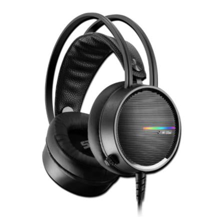 Vorago Gamer HS-502 Headset RGB Microphone 3.5mm Connector Black