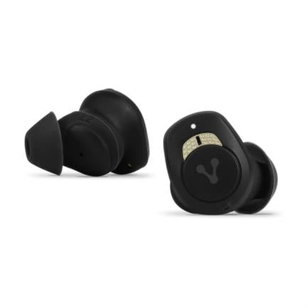 Vorago ESB-600-ANC Bluetooth TWS IPX5 Touch Active Noise Cancellation Earbuds with Charging Case, Black