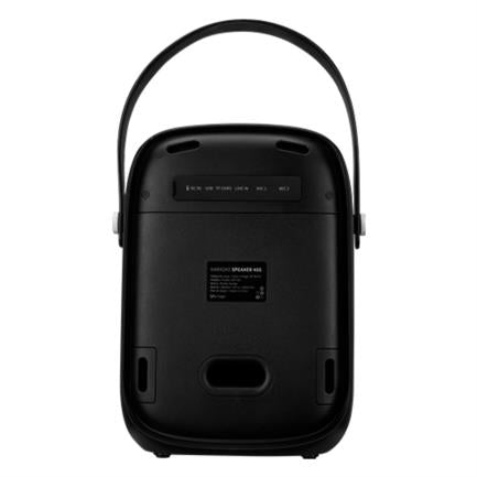 Vorago KSP-455 Mini Speaker 40W Rechargeable 1 Wireless Microphone W/Straps TWS IPX5 Bluetooth