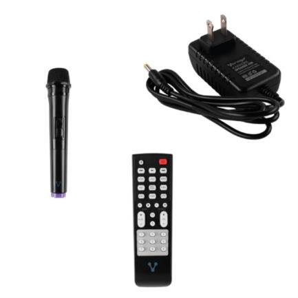 Vorago KSP-455 Mini Speaker 40W Rechargeable 1 Wireless Microphone W/Straps TWS IPX5 Bluetooth