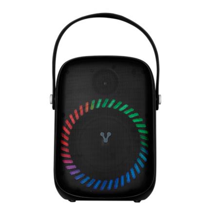 Vorago KSP-455 Mini Speaker 40W Rechargeable 1 Wireless Microphone W/Straps TWS IPX5 Bluetooth
