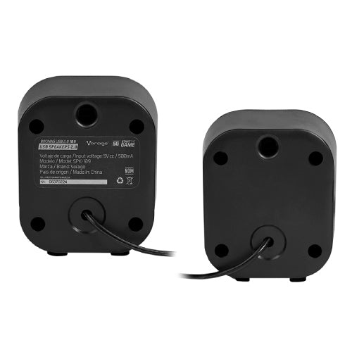 VORAGO START THE GAME SPK-109 RGB SPEAKERS / USB FOR COMPUTER / 2.2WATTS