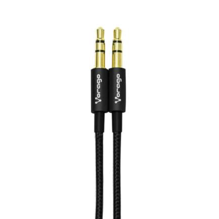Vorago CAB-115 Auxiliary Audio Cable 3.5mm Metallic 1m Color