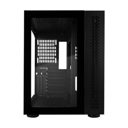 Vorago Game Factor CSG700 ATX Fish Tank Double Glass Cabinet USB 2.0/USB 3.0/Audio 3.5 mm/Microphone Black