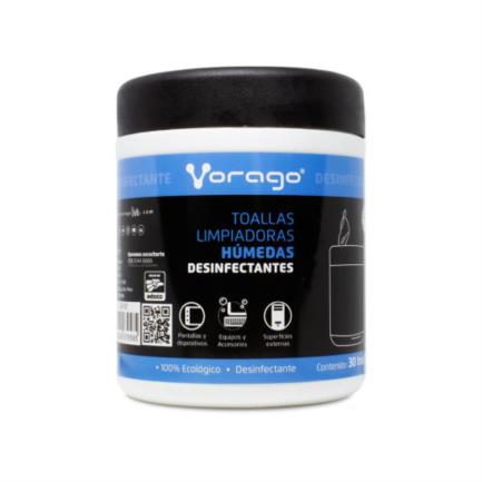 Vorago CLN-107 Disinfectant Wipes Canister 30 Count
