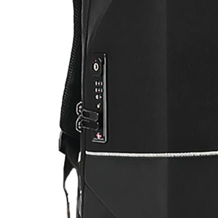 Vorago BP-401 Anti-Theft Backpack Laptop 15.6" TSA Lock Zippers Black