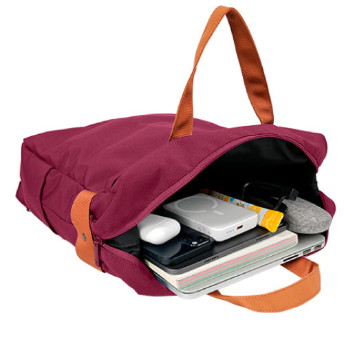 VORAGO BP-301 VINTAGE DUAL-USE LAPTOP BACKPACK 15.6 BROWN