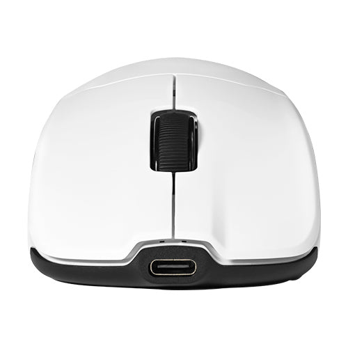 Mouse Game Factor MOW800 Inalambrico Wireless 2.4G BT Pixart 3395 26.000 DPI 4K HZ Base RGB Ultra Ligero 56G Blanco