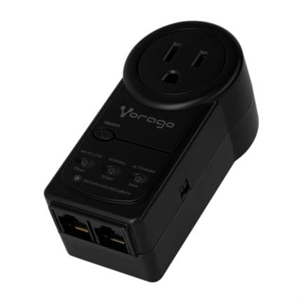 Vorago AVR-300 Portable Voltage Protector RJ45/RJ11 900 Joules for Appliances