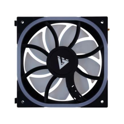 Vorago Modular Game Factor FG500 120mm 58 CFM 1900 RPM RGB Fan Compatible with FG500 Black