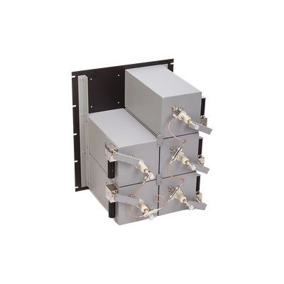 Combinador 440-512 MHz, para 5 Canales, 125 Watt, 200 KHz (min.) de Sep. Tx-Tx, 2 Circ. N Hembra.