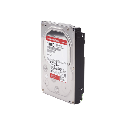 Disco Duro Western Digital Red Pro de 10TB 7200 RPM optimizado para NAS y uso 24-7