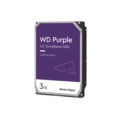 Disco Duro Interno Western Digital Purple 3TB 3.5" 5400RPM SATA lll 6Gbit/s Caché 256MB para Videovigilancia