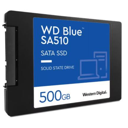 Internal SSD Western Digital Blue SA510 500GB 2.5" 7mm SATA III Read 555/440 MB/s for PC and Laptop