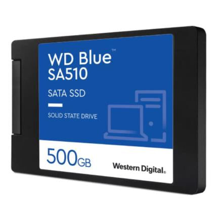 Internal SSD Western Digital Blue SA510 500GB 2.5" 7mm SATA III Read 555/440 MB/s for PC and Laptop