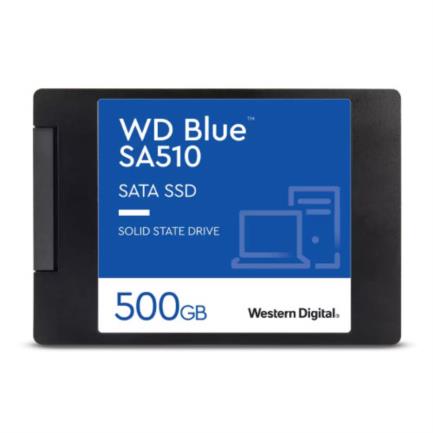 Internal SSD Western Digital Blue SA510 500GB 2.5" 7mm SATA III Read 555/440 MB/s for PC and Laptop