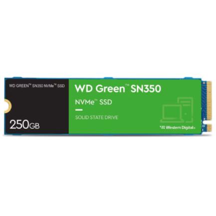 Western Digital Green SN350 250GB M.2 2280 PCIe 3.0 NVMe Internal SSD Read 2400/1500 MB/s for PC and Laptop