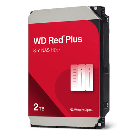 Western Digital NAS Red Plus 6TB 3.5 SATA III 6 Gbit/s 5400RPM 256MB Cache Hard Drive