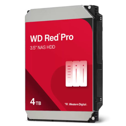 WD Red Pro 4TB NAS Hard Drive 3.5 SATA III 6 Gbit/s 7200RPM 256MB Cache