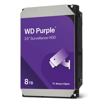 Western Digital 3.5" 215MB/s WD Purple 8TB Surveillance Hard Drive