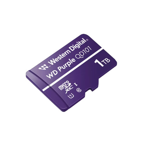 Western Digital Purple WDD100T1P0C1 1TB Micro SD Card QD101- 1UHS Class 10 for video surveillance.
