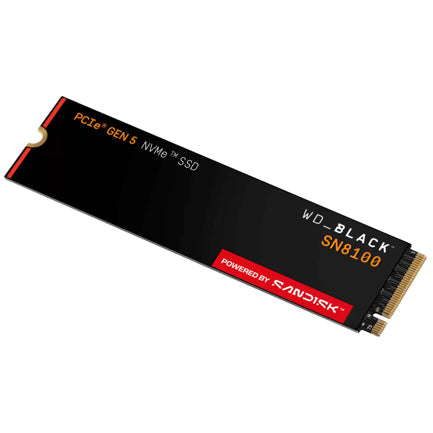 Western Digital 1TB Black SN8100 NVMe M.2 Gen5 Internal SSD - Read/Write/Heatsink Not Included