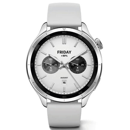 Xiaomi Watch S4 Smartwatch 1.43" 466x466 pixels HyperOS 2 Bluetooth 5.3 Water Resistant Silver