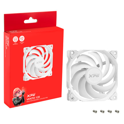 XPG Vento 120 ARGB 120mm 1200RPM ARGB White Fan