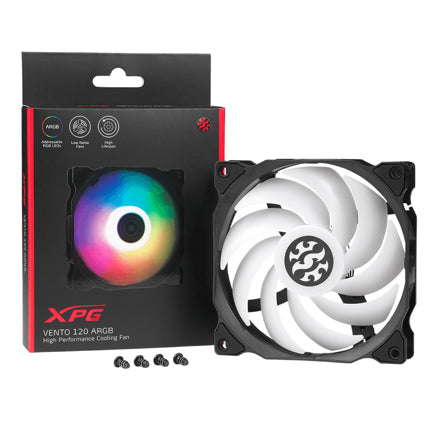 XPG Vento 120 ARGB 120mm 1200RPM ARGB Black Fan