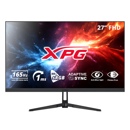 XPG 27" Flat IPS 1920X1080 FHD 165hz Monitor Black