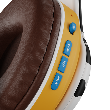 Audifonos de Diadema Xtech Bluetooth 3D Woody