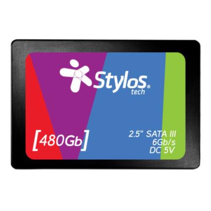 SSD Stylos 480GB 2.5" 460MB/s Write 510 MB/s Read SATA III