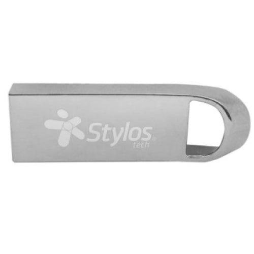 Stylos 128GB USB-A 2.0 USB Flash Drive Read 80MB/s Write 50MB/s Silver
