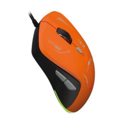 Gaming Mouse XZ-401 RGB 7200 Dpi 6 buttons USB connection 1.5m Grey-Orange
